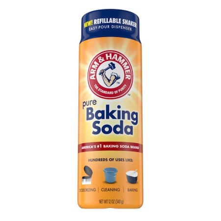 Church & Dwight Arm & Hammer Non-Scented Scent Baking Soda Cleaner Powder 12 oz 97531